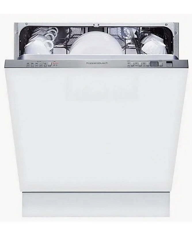 Белая посудомоечная машина